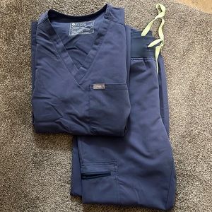 Figs Scrubs Space Navy